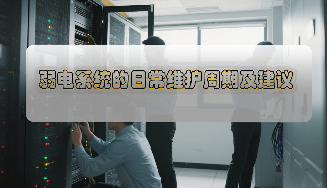 弱電系統(tǒng)的日常維護(hù)周期及建議